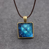 Image of *NEW* Glowing Crystal Pyramid Pendant Necklace