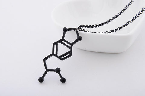 Ecstasy Molecule Structure Necklace