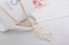 Image of Ecstasy Molecule Structure Necklace