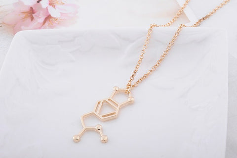 Ecstasy Molecule Structure Necklace