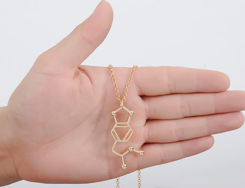 Ecstasy Molecule Structure Necklace