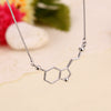 Image of *Happy Hormone* Serotonin Molecule Structure Necklace