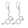 Image of *Happy Hormone* Serotonin Molecule Structure Earrings