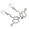 Image of *Happy Hormone* Serotonin Molecule Structure Earrings