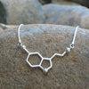 Image of *Happy Hormone* Serotonin Molecule Structure Necklace