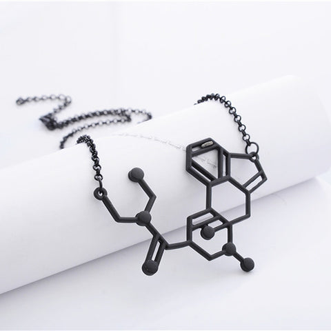 LSD Molecule Structure Necklace