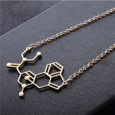 LSD Molecule Structure Necklace