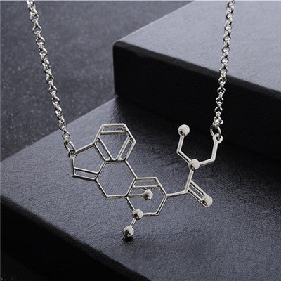 LSD Molecule Structure Necklace