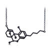 Image of THC Molecule Structure Necklace