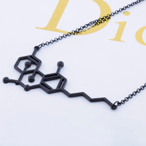 THC Molecule Structure Necklace