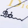 Image of THC Molecule Structure Necklace