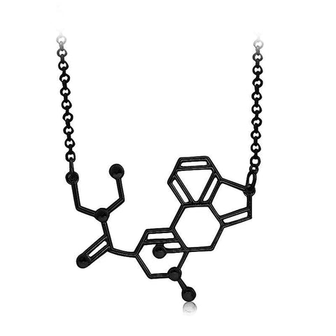 LSD Molecule Structure Necklace